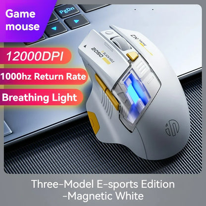Inphic A9 Explorer V2 Three-mode Gaming Mouse Indicator DPI Adjustable Macro-driver Ergonomics 12000DPI   1000Hz rate of return
