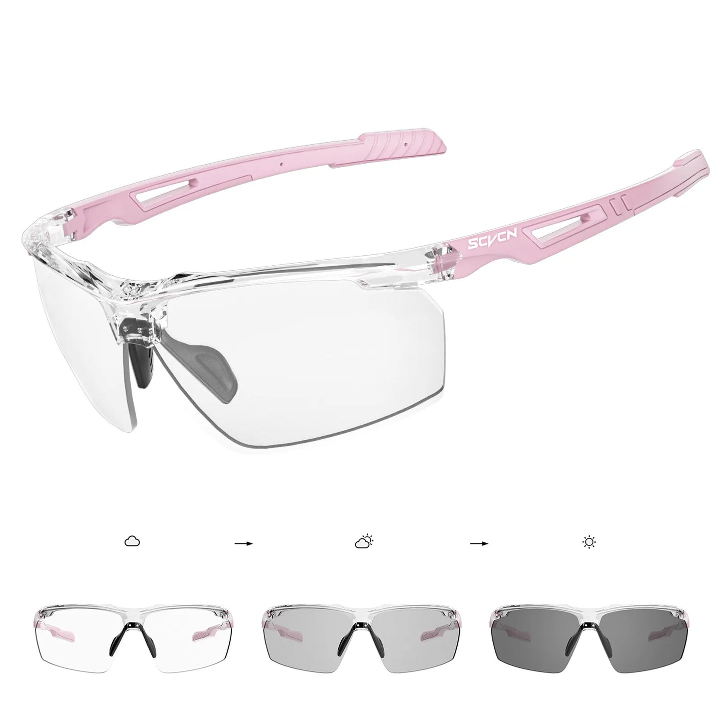 SCVCN-Polarized Cycling Glasses Running Sunglasses UV Protection Bicycle Sports MTB Road Bike Eyewear for Women Cycle Goggles