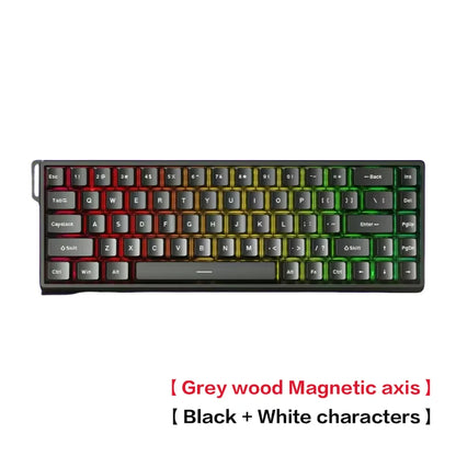 Teclado Mecânico Personalizado AULA WIN60 HE com Ligação com Fio, Eixo Magnético RT para E-sports, Taxa de Polling 8K