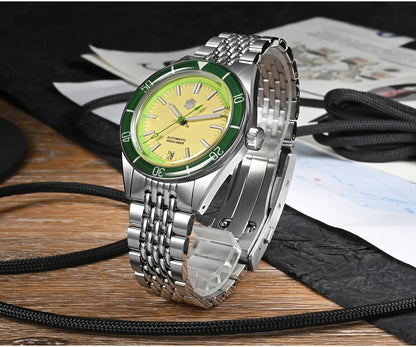 San Martin 39.5mm Summer Dive Watch Fashion Fun Fruit Series Men Sports Watches NH35 Automatic Mechanical 20 ATM SN0116 Reloj