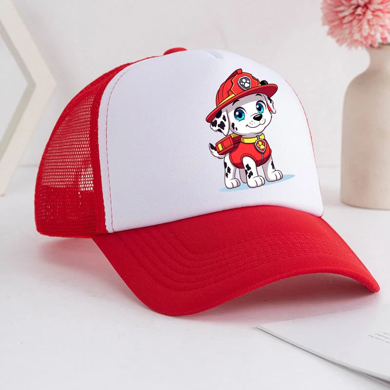 Baseball Cap for boys Girls Summer Adjustable Sun Hat Anime Paw Patrols Chase Skye Cute Retro Sunbonnet Adult Headgear Gift