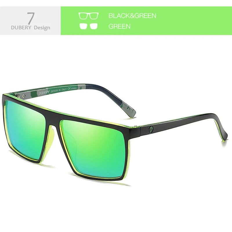 DUBERY Polarized UV400 Protection Sunglasses For Men And Women 8 Colors Model 369