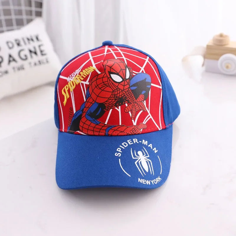 Czapka z daszkiem Spider-Man dla chłopców i dziewcząt, czapki z motywem superbohaterów, czapki przeciwsłoneczne, prezent urodzinowy dla dzieci, rekwizyty do cosplayu, modne czapki