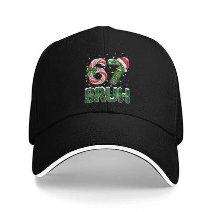 67 Six Seven 6-7 Baseball Cap Popular Steal Brainrot Gaming Meme Sandwich Caps Men Women Breathable Dad Hat Outdoor