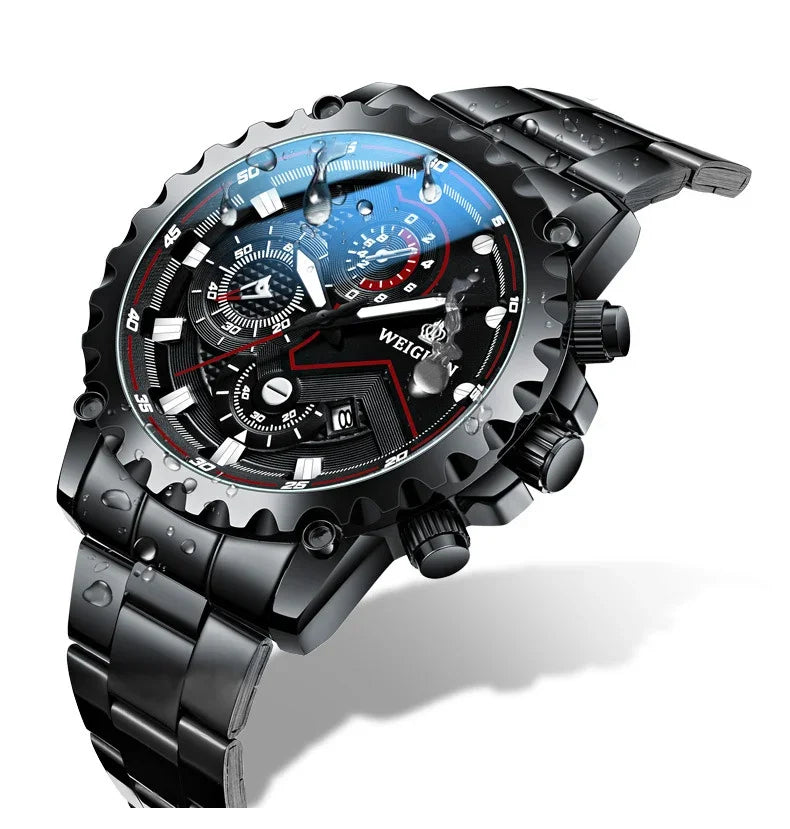 Black Samurai Watch Men's Waterproof Luminous Watch Personalized Fashion Business Luxury Wearable Watch