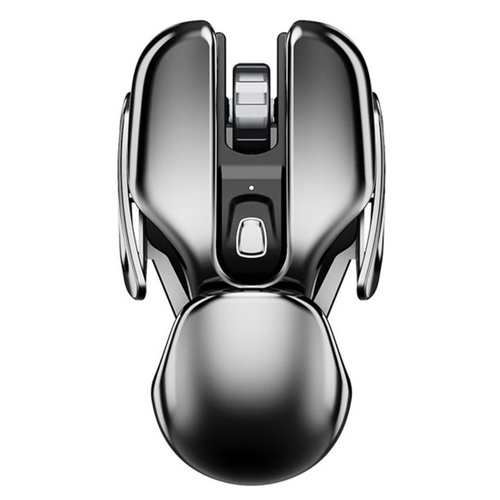 Rechargeable Wireless Mouse Bluetooth Ergonomic Silent Mouse with USB Receiver, Waterproof Optical Wireless Mouse for PC, Laptop, Desktop & Office