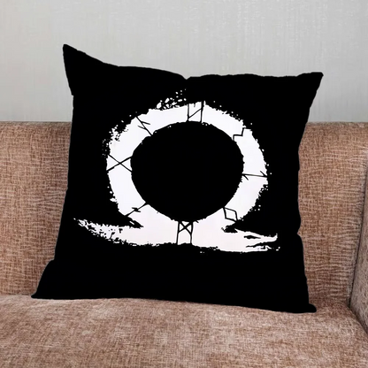 G-God of W-War Game Pillow Case For Home Bedroom Car Office Decoration Living Room Sofa Cushion Cover Suitable