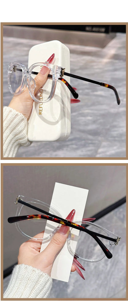 New Korean Style Square and Round Frame Casual Commuting Fashion Sunglasses for Women DS-8235