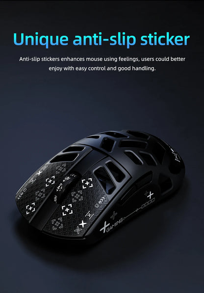DAREU Al-mg Tri-mode 8Khz PBT trådløs gamingmus med hurtigopladning, PAW3950, 30000 DPI, letvægtsdesign til PC-gamere