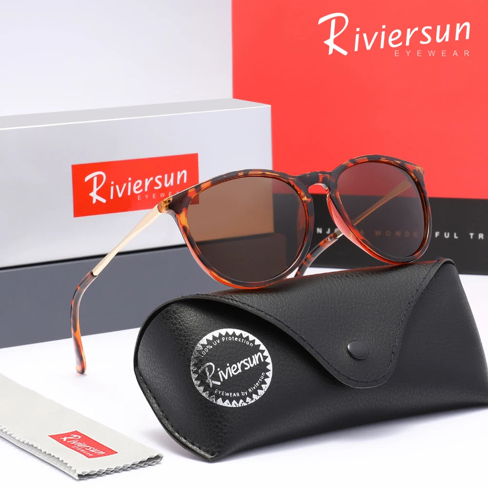 Classic Summer Cat Eye Sunglasses Polarized Fashion Elegant Style Eyeglasses Accessory for Beach Travel UV400