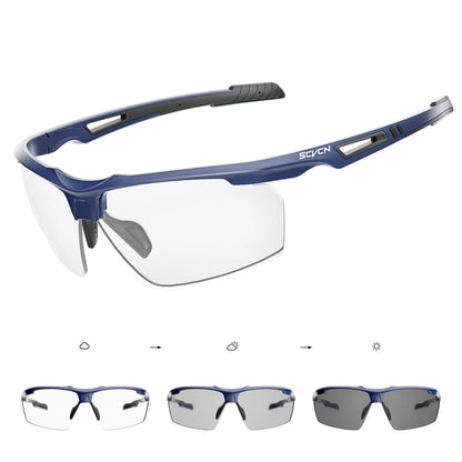 SCVCN-Polarized Cycling Glasses Running Sunglasses UV Protection Bicycle Sports MTB Road Bike Eyewear for Women Cycle Goggles