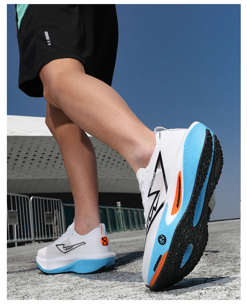 Men Sports Running Shoes Casual Marathon Breathable Lightweight Women's Comfortable Athletic Nonskid Walking Sneakers