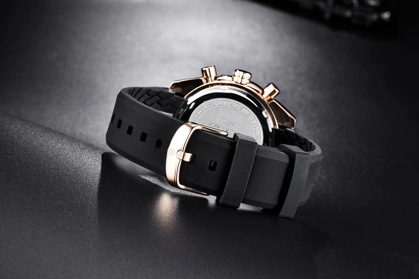 PAGANI DESIGN New 45mm Men Quartz Watch Rubber Belt Men's Luxury Watch Fashion Casual Sports Male Clock Relogio Maasculino