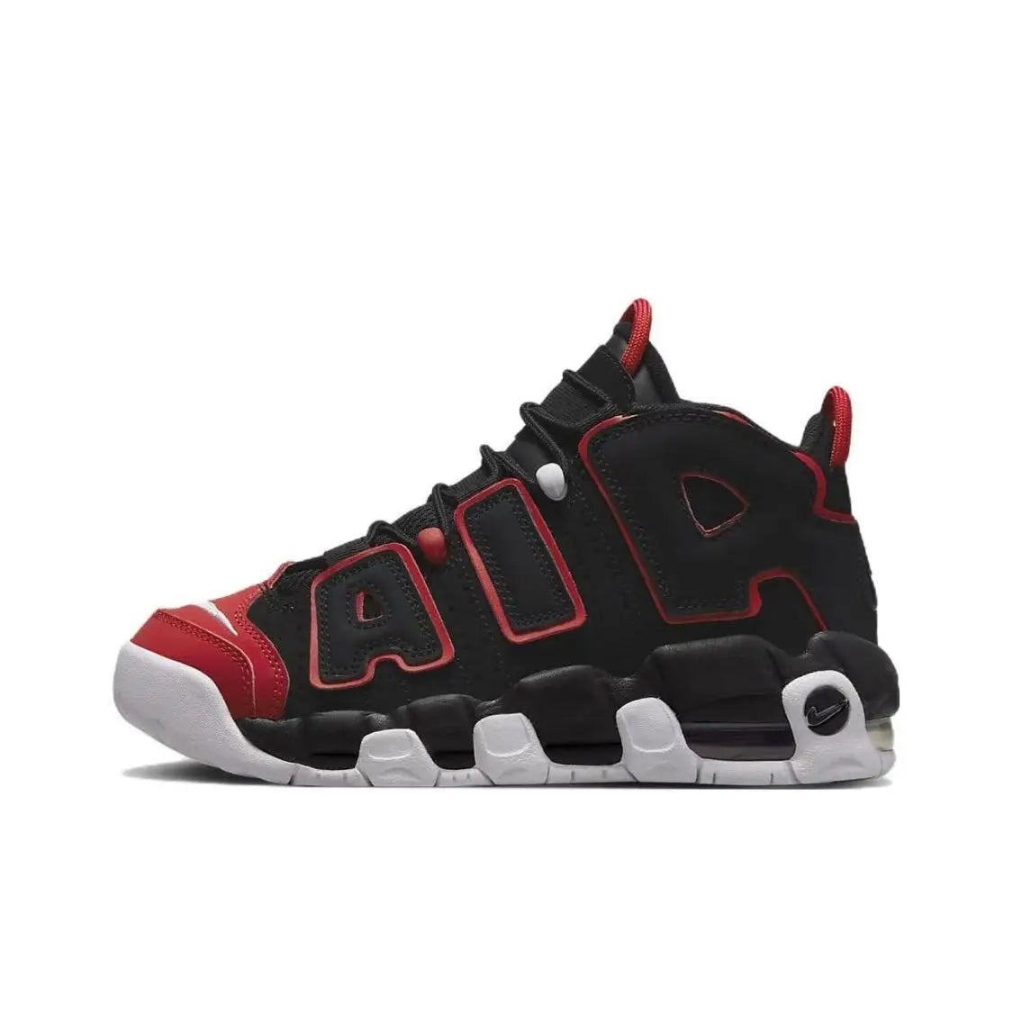 Nike Air More Uptempo leather, trendy, shock-absorbing mid-cut sneakers DQ6200-001