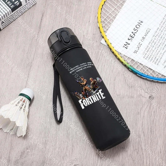650ML Fortnites Sports Water Bottle Kawaii Motivational Leak Proof Portable Reusable Cups Outdoor Travel Gym Jugs New Cute Gifts