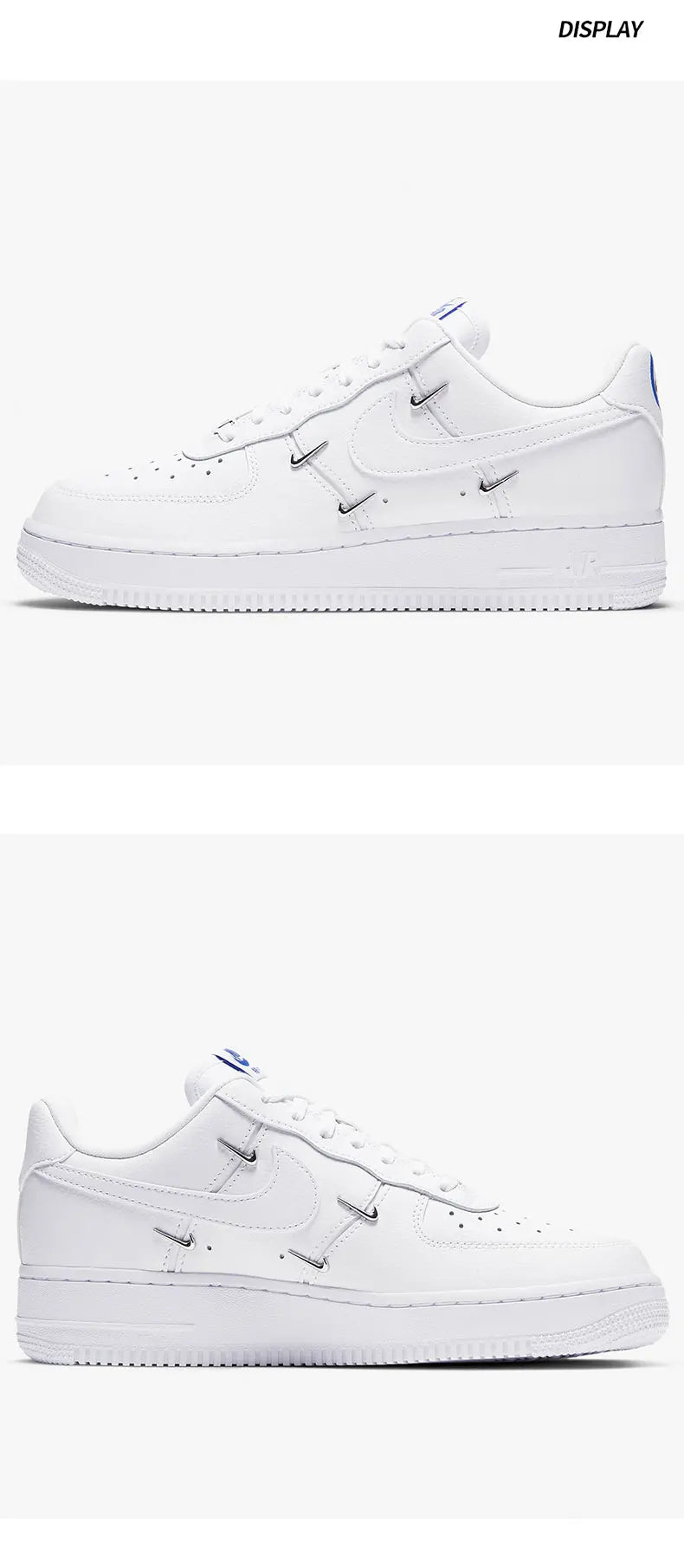 Nike originale AIR FORCE 1 Air Force No.1 lave casual skatesko til kvinder CT1990-100