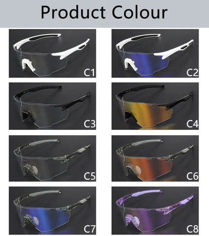 ELICIT New Photochromic Polarized Cycling Glasses Men Women Bike Glasses UV400 Eyewear Sunglasses HikingMTB Road Bicycle Goggles
