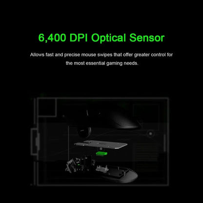 Razer DeathAdder Essential Wired Gaming Mouse, 6400 DPI Optical Gaming Mouse with 5 Programmable Buttons, Ergonomic USB Gaming Mouse for PC & Laptop