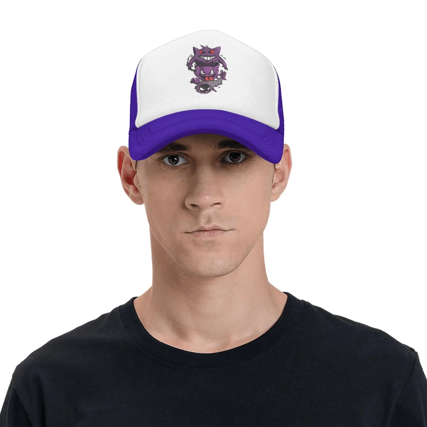 Pokemon Pikachu Trucker Hats Adult Vintage  Dad Hat Trucker Hat Sun Hats Adjustable Snapback Caps Mesh Baseball Caps Summer