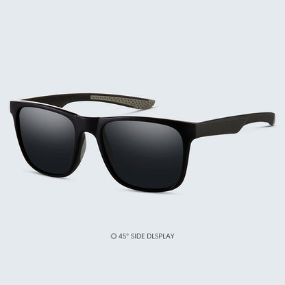 Fashion Sun Glasses Square Polarized Sunglasses man Driving Fishing Luxury Brand Designer UV400 Eyewear