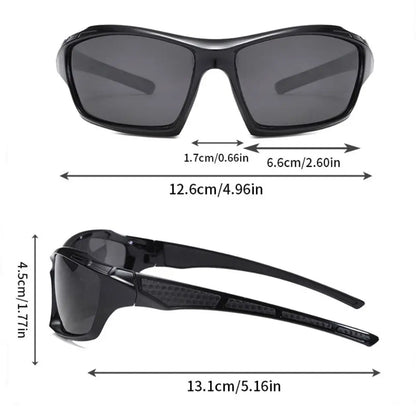Fashion Sports Sunglasses Polarized UV Protection Personalized Glasses Round Frame Cool Men's And Women's UV400 Fishing Eyewear