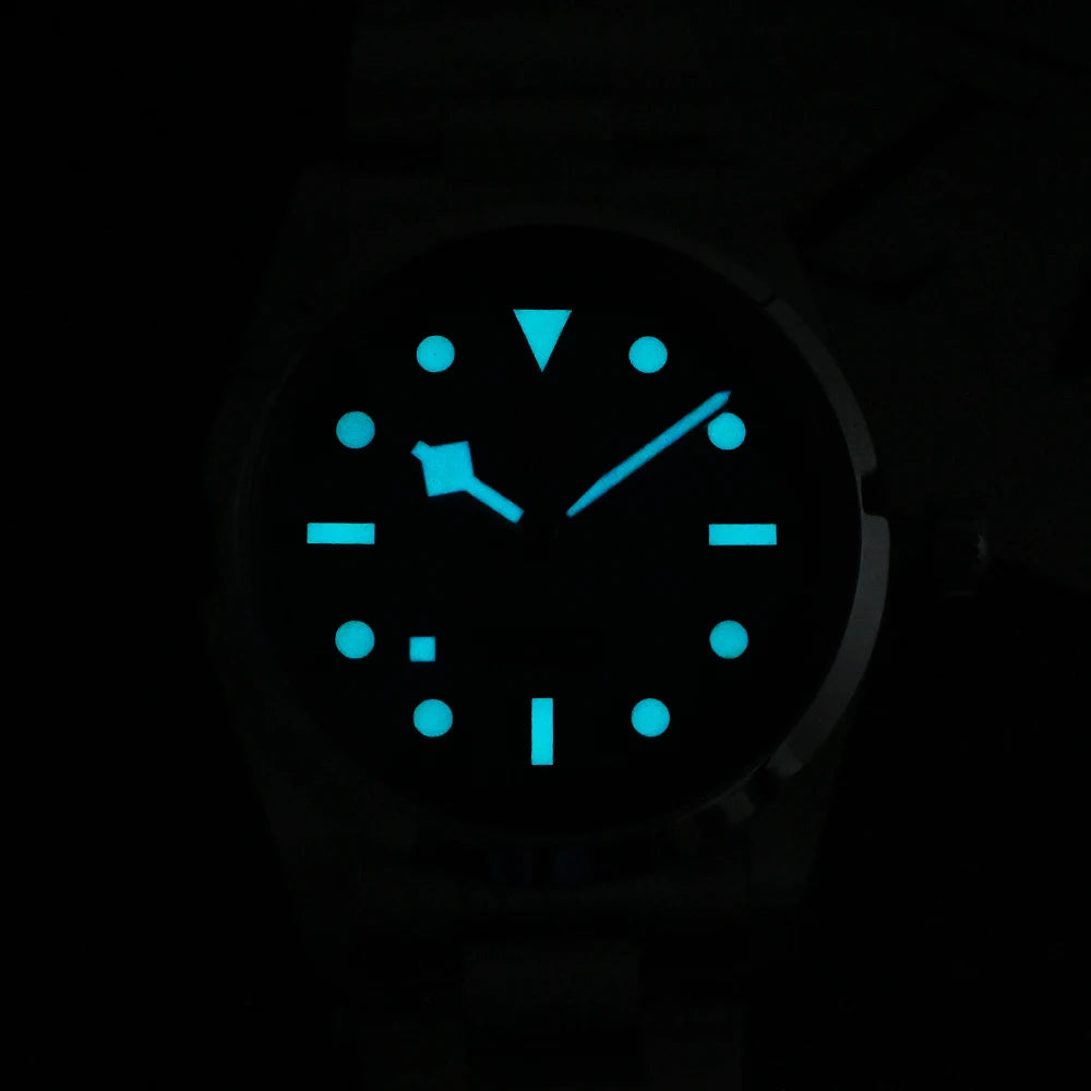 San Martin Men Luxury Watch 36mm BB36 Snowflake Hands Explore Series Sports Watches PT5000 Automatic Mechanical 10Bar BGW-9 Lume