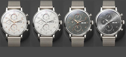 Luxury Brand Switzerland LOBINNI Ewiger Kalender Automatische mechanische Herrenuhr Saphirglas Multifunktionsuhr L13019-8