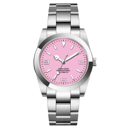 Custom Logo Luxury NH35 Watch for Women Men Watches 36MM/39MM Automatic Mechanical Wristwatches Sapphire Lume 10Bar Dive Reloj