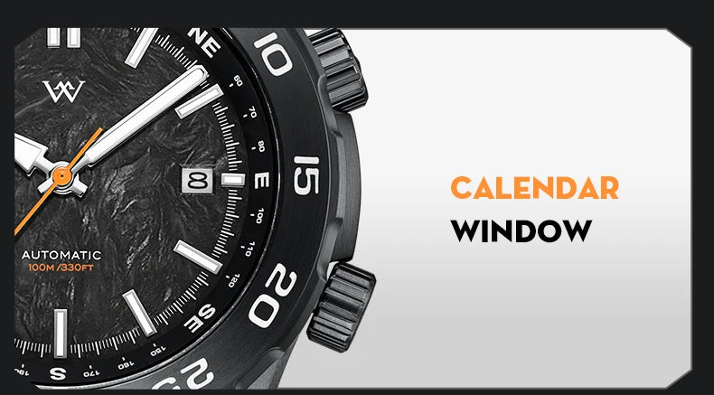 WM Watch Automatic Mechanical Watches Water Resistant Classic Casual Business Man Watch Welly Merck WM157M