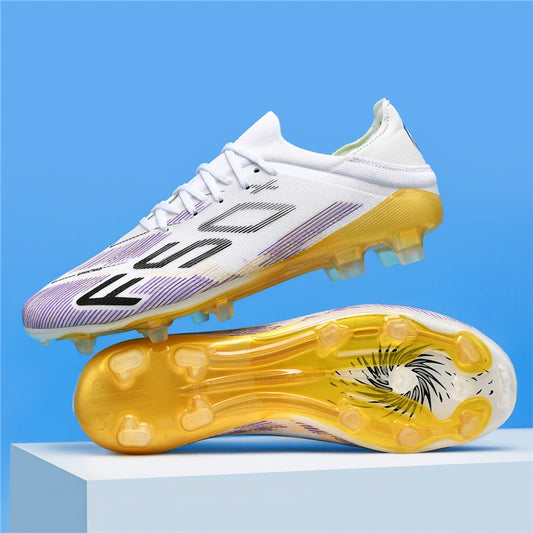 New Men Football Boots Non-Slip Match Grass Cleats High-top High-quality Soccer Shoes Futsal Sneakers Indoor Hot-selling Outdoor