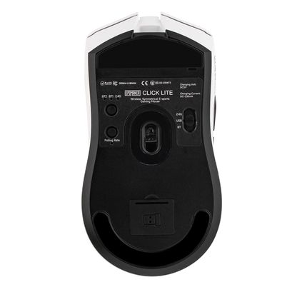 EPOMAKER Click Lite kabelgebundene/BT/2.4GHz kabellose Gaming-Maus mit PAW3311-Sensor, 800 bis 24000 DPI und 500mAh Akku für PC/Mac/Linux