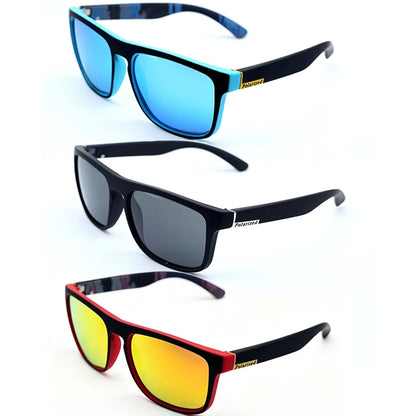 3/1PCS Fantasy Cool Classic Polarized Square Fashion Glasses For Men And Women Outdoor Sports Party Vacation Travel Driving Fish