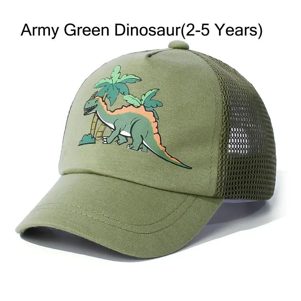 Toddler Baseball Hat Sun Protection Baby Cap Adjustable Fit Mesh Baseball Hat Outdoor Beach Sun Cap for Kids 1-5Years