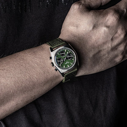 Sugess 37mm Men's Pilot Watches Original ST19 Chronograph Swanneck Mechanical Wristwatches Dome Sapphire Crystal Force Army 2024