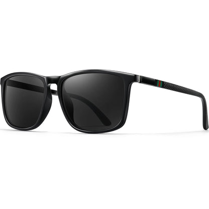 Classic Square Polarized Sunglasses Unisex UV400 Lightweight Shades for Driving Fishing Outdoor Travel