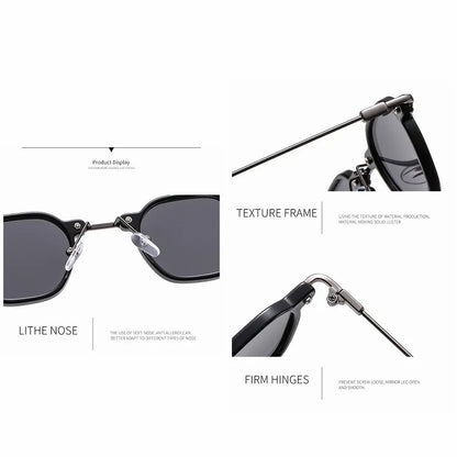2025 Small Square Sunglasses Riding Driving Sun Glasses Women Men Brand Designer Metal Frame Eyewear Shades Oculos De Sol UV400