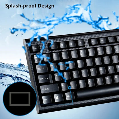 Teclado Individual Q9 USB de Conetor Quadrado para Escritório e Casa, PS2 de Conetor Redondo, com Fio para Computador de Secretária