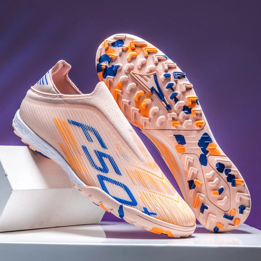 New Men's Football Boots Non-Slip Soccer Shoes Indoor Cleats Professional Turf Futsal Grass Ultralight Sport Comfortable Adult