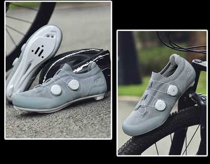 Professional Men Cycling MTB Shoes Route Cleats Speed Road Bike Sneaker Racing Women Flat Bicycle Mountain Spd Biking Footwear