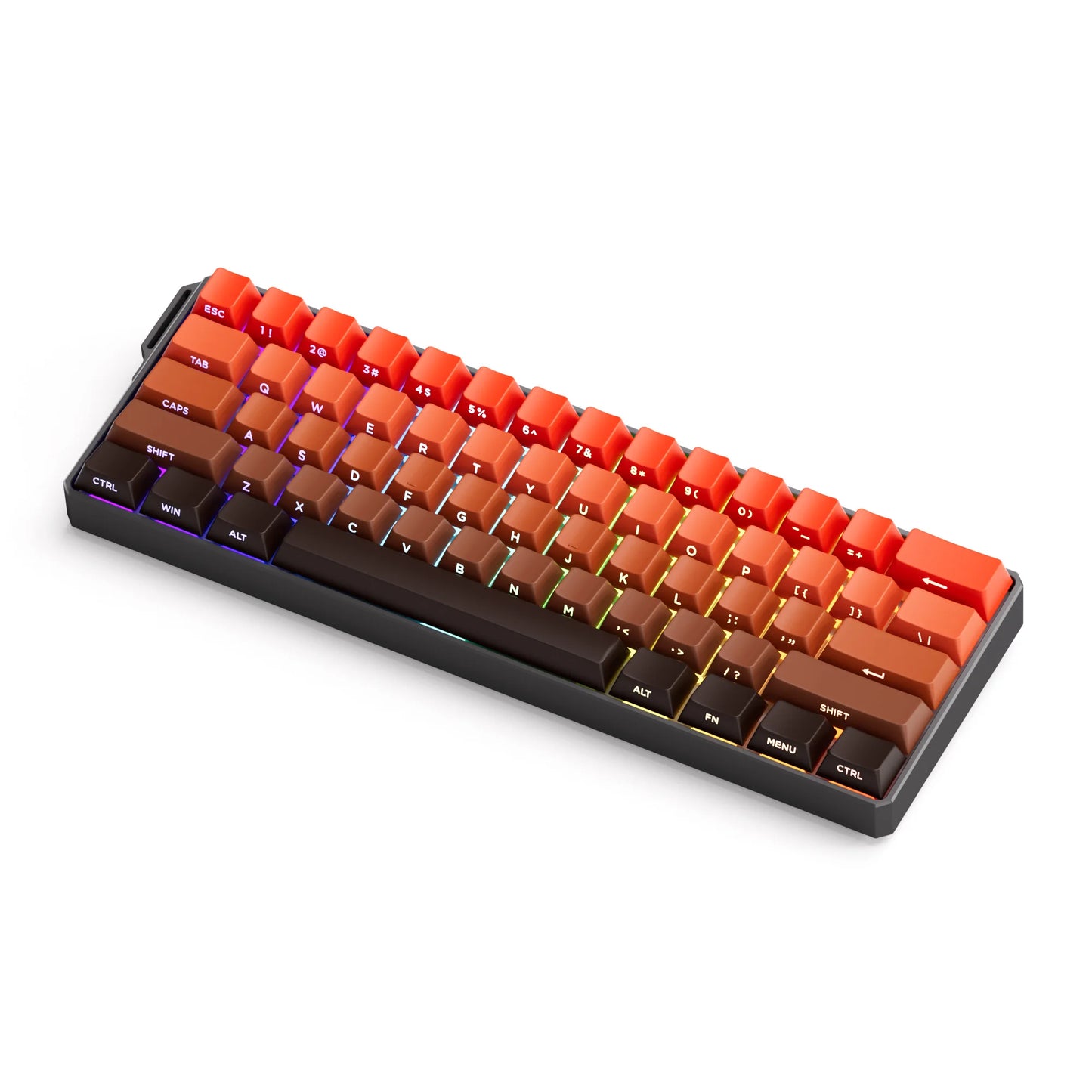 Teclado Gaming Mecânico Akko MonsGeek FUN60 Ultra com Interruptores Magnéticos, 60%, Rapid Trigger, 8K HE/TMR, Teclado Gamer Personalizado em Alumínio
