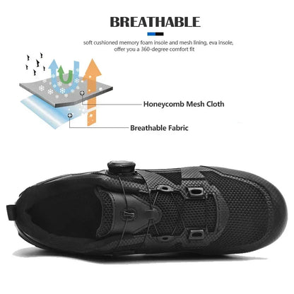 Professional Men Mtb Cycling Shoes White Racing Self-Locking 2024 Speed Road SPD Bicycle Sneakers New Women Flats Cleats Shoes