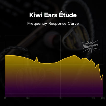 Linsoul Kiwi Ears Étude HiFi IEM Earphones Beryllium DD + 3BA Hybrid Wired Earbuds with KVT Vibration Transducer Precision Tuning