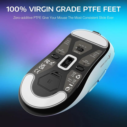 Attack Shark X3Pro kabellose Bluetooth-Gaming-Maus, optische Maus mit PixArt PAW3395 und 26000dpi, Tri-Mode-Verbindung, Makro-Gaming-Maus