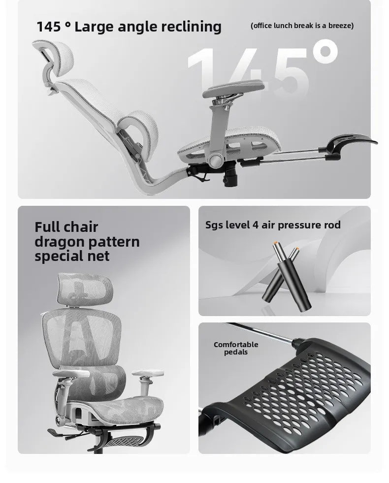 Portable Minimalist Ergonomic Chair 10D Armrest Computer Chair Office Chair Study Chair Gaming Chair Gravitysturdy and durable