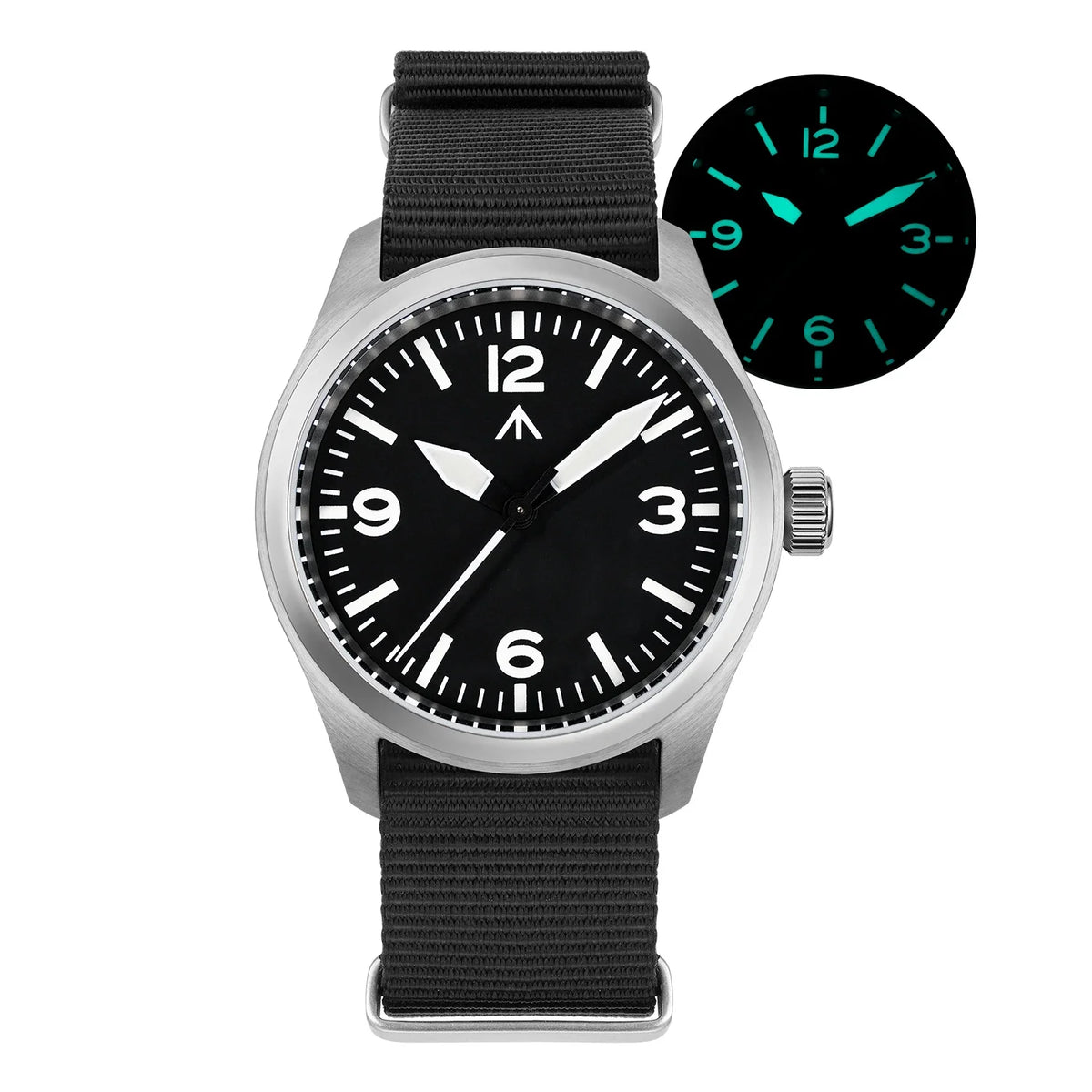 Militado ML08 Quartz Watch  VH31 Movement Steel Strip Sapphire Crystal Vintage Watch 10Bar Waterproof BGW9 Luminous Mens Watch