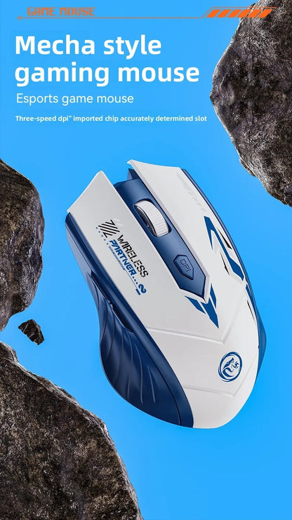 Rechargeable Wireless Mouse 2.4Ghz Gaming Computer Bluetooth Mouse 1600DPI Ergonomic Gamer Mice For PC Office Laptop