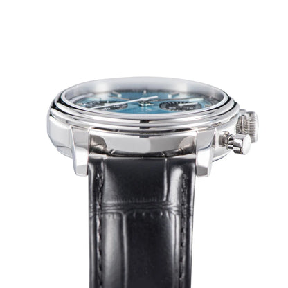 Sugess Watch of Men Pilot 1963 Wristwatches ST1906 Chronograph Handwind Movement Domed Sapphire Waterproof PowerReserve Lume V2
