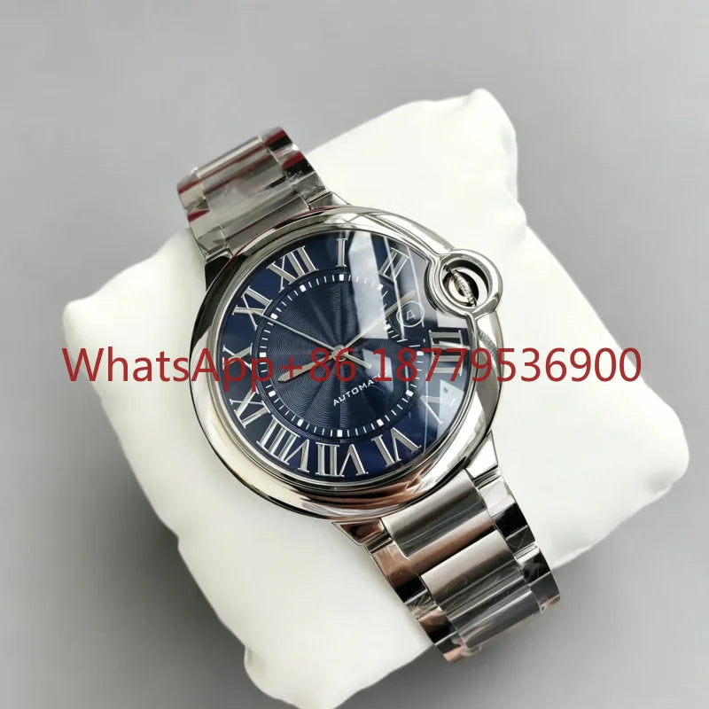2026 Men Fashion Watch 904L Stainless Steel Leather 42MM Automatic Mechanical High-Quality AAA Custom Watches