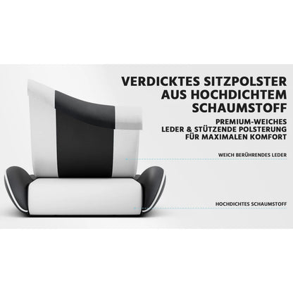 Ergonomic Gaming Chair with Lumbar Support, Adjustable Office Chair, Breathable PU Leather Computer Chair with Footrest & Reclining Backrest