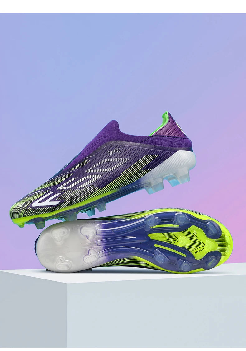 New Men's Football Boots Turf Comfortable Cleats Futsal Non Slip Soccer Shoes Sport Ultralight Fg Grass Indoor Adult Non-Slip